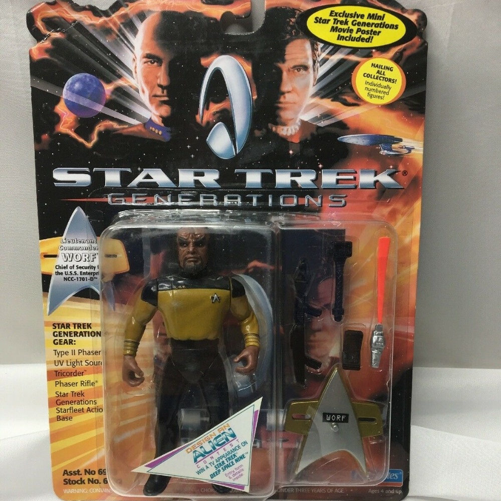 Star Trek Collectible Lt Commander Worf 1994